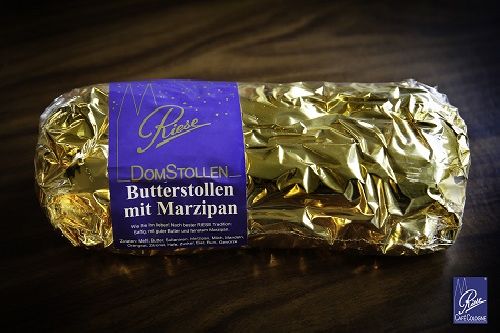 Butterstollen mit Marzipan